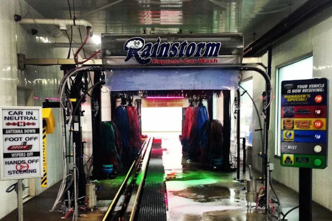 Rainstorm Car Wash