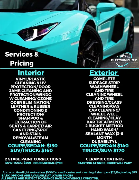 Platinum shine auto detailing & restoration Picture 3