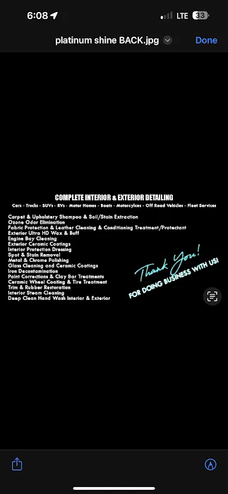 Platinum shine auto detailing & restoration Picture 4