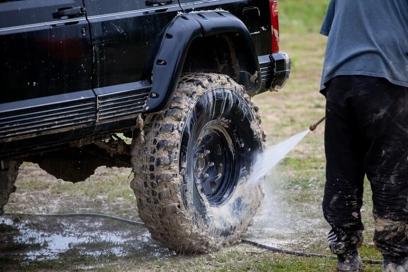 How to Wash a Car After Off-Road Mud Trails