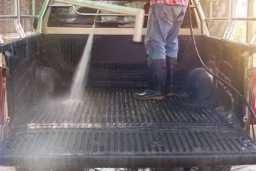 How to Wash Pickup Trucks with Built-In Bed Storage