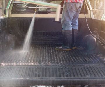 How to Wash Pickup Trucks with Built-In Bed Storage