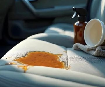 How to Remove Coffee Stains & Spills from Car Interior - Easy Tips