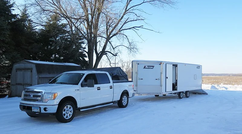 How to Wash Pickup Trucks with Snowmobile Trailers