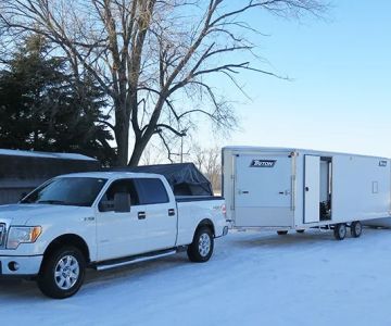 How to Wash Pickup Trucks with Snowmobile Trailers