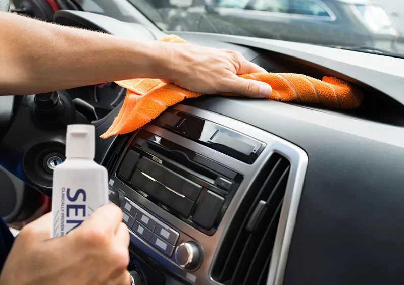 Removing Sticky Residue from Car Interiors Safely
