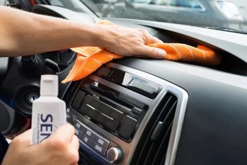 Removing Sticky Residue from Car Interiors Safely