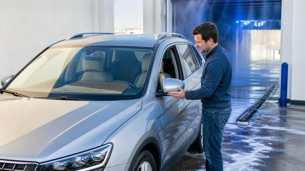 Automatic Car Wash Prep Checklist Before Entry