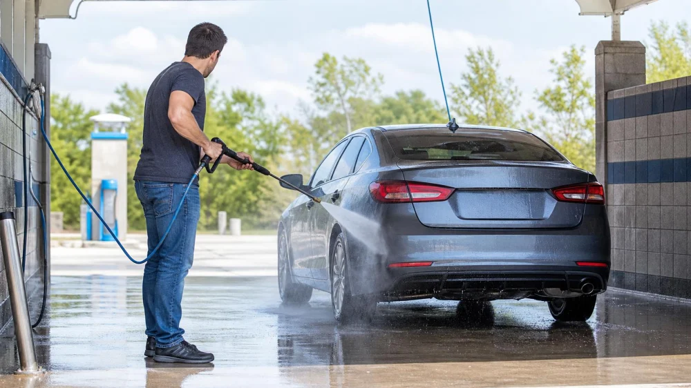 How to Use a Self-Service Car Wash Bay Step by Step
