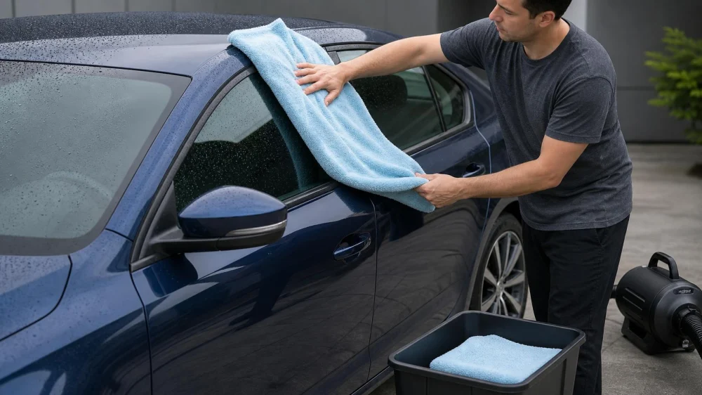 How to Dry Your Car Without Water Spots or Swirl Marks