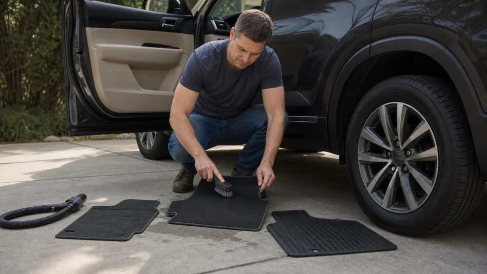 Car Floor Mats: Remove, Clean, Dry, and Reinstall Safely