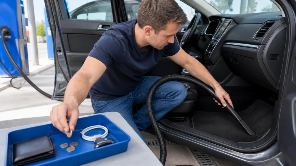 Car Wash Vacuuming: Protect Small Items and Surfaces