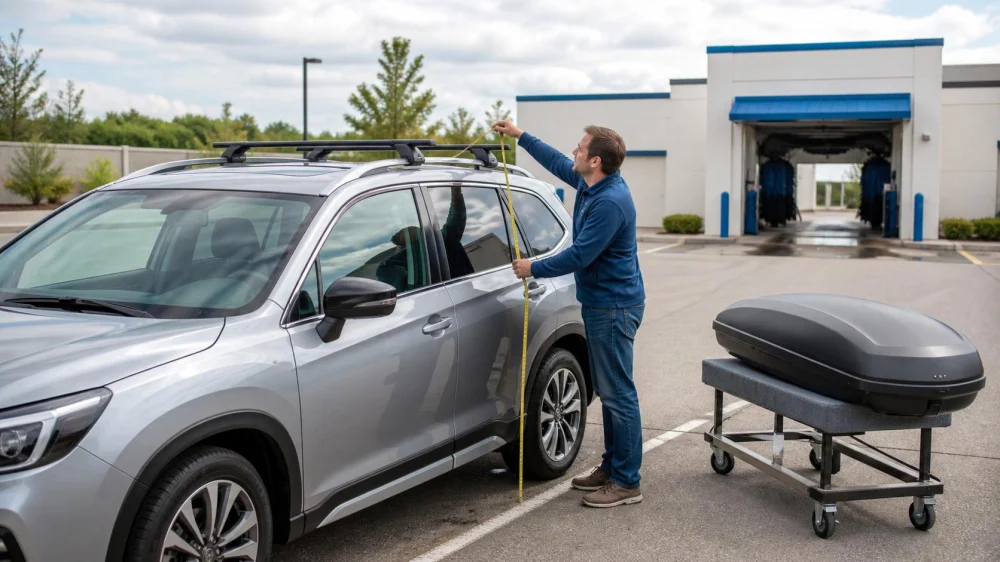 Car Wash With a Roof Rack: Check Clearance and Remove Gear