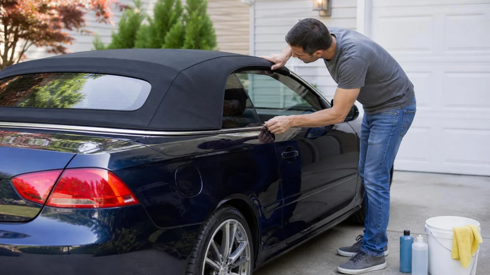 Convertible Car Wash: Check the Top, Seals, and Limits