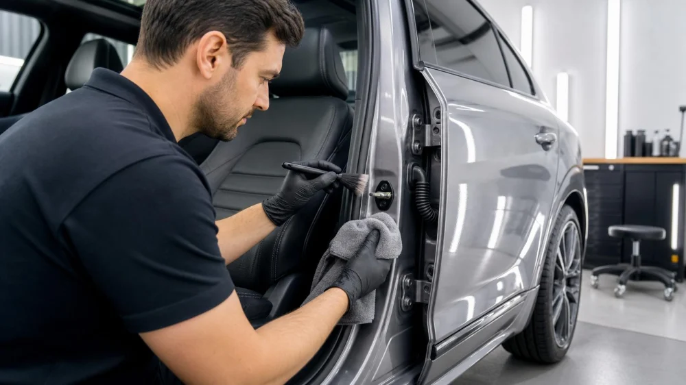Car Door Jamb Cleaning: Protect Paint and Electronics