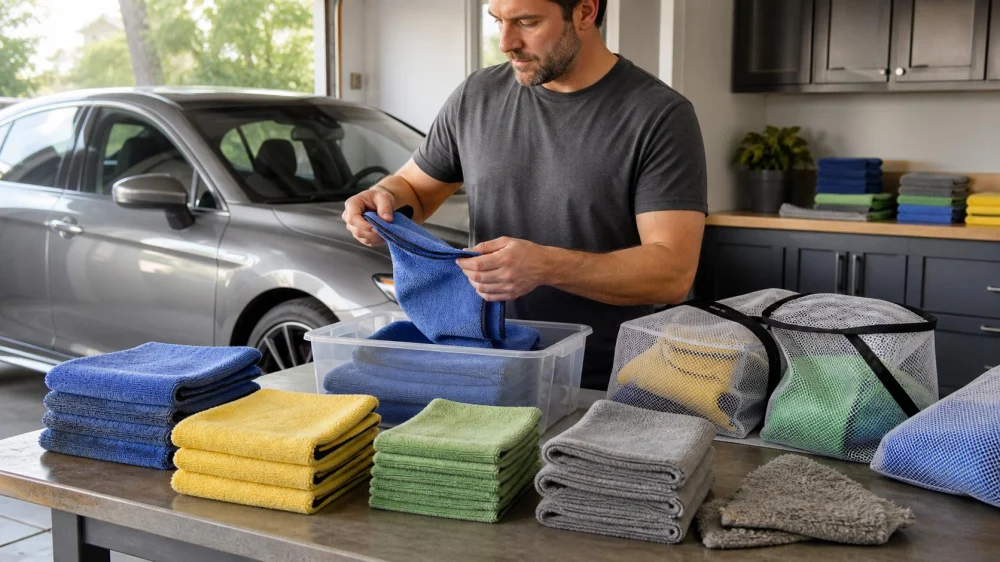 Car Wash Towels: Wash, Sort, and Replace Them