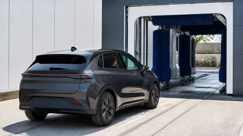 Electric Car Wash Prep: Check Neutral and Charge Ports