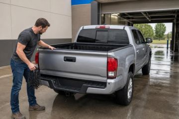 Pickup Truck Car Wash Prep: Bed, Tailgate, and Cargo
