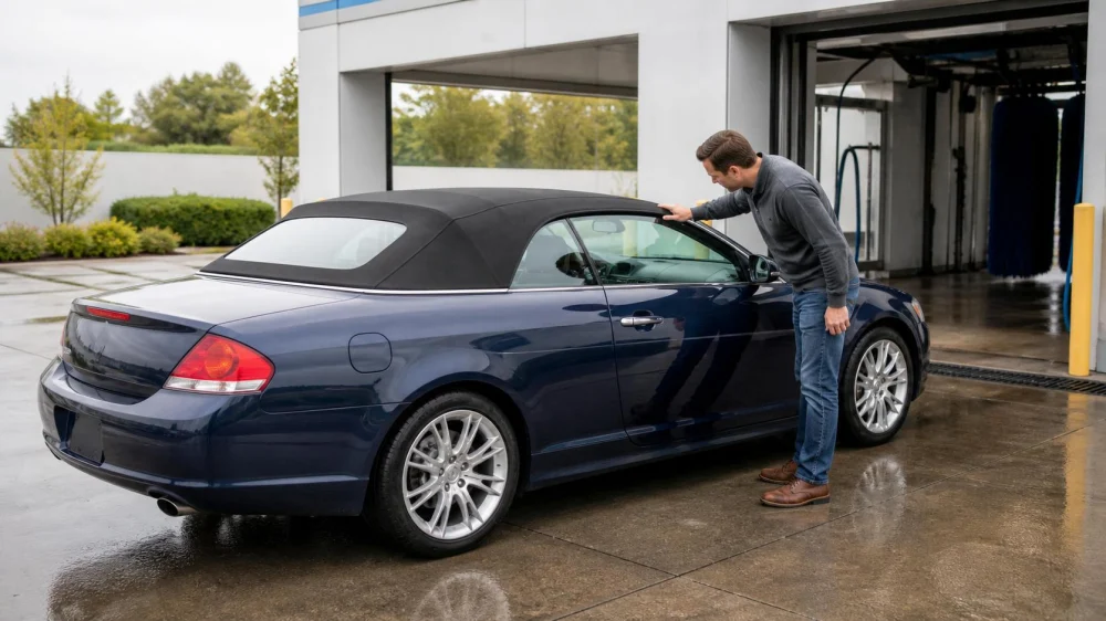 Convertible Car Wash Check: Top, Seals, and Restrictions