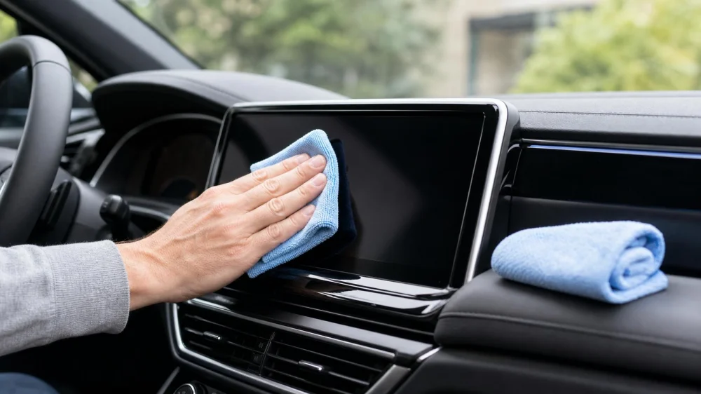 Clean Car Touchscreens Without Damaging the Coating
