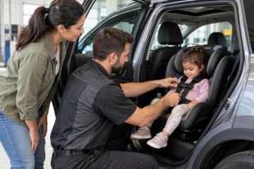 Car Wash Child-Seat Handoff: Position, Fit, and Confirmation