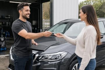 Car Wash Return Handoff: Fuel, Photos, Keys, and Receipt