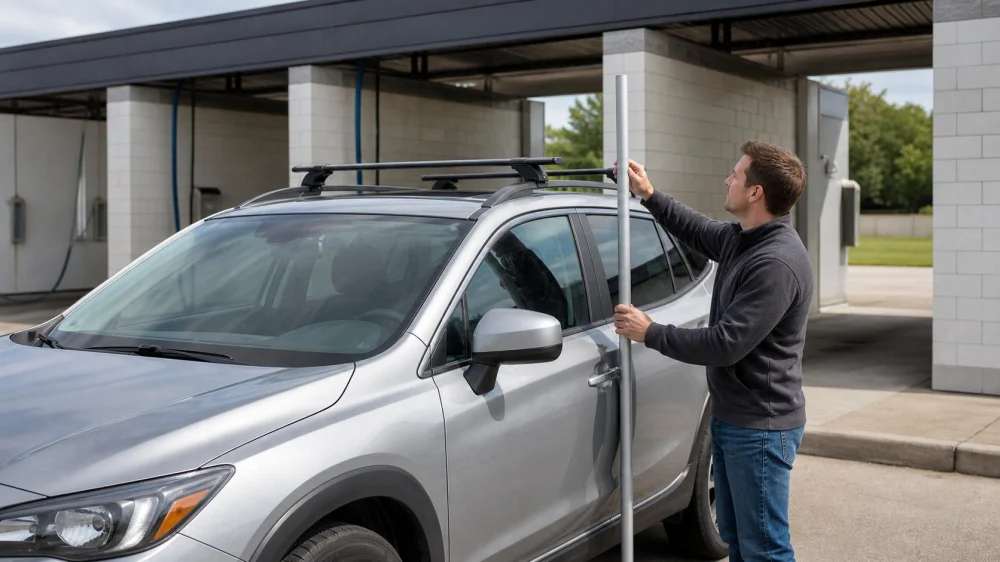 Roof Racks Before a Car Wash: Gear, Clearance, Limits