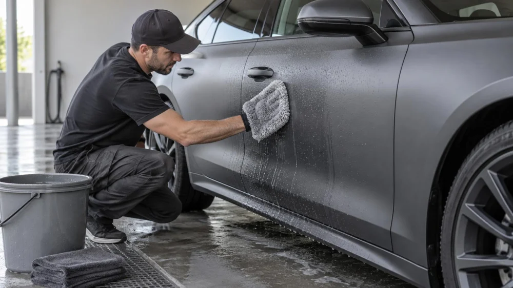 Matte Paint at a Car Wash: Products, Brushes, and Limits