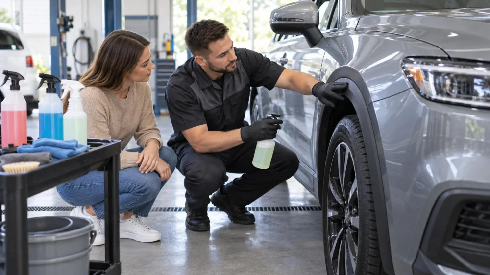 Car Wash Cleaning Chemicals: Protect Trim, Glass, and Brakes