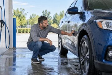 Self-Service Car Wash Bay: Sequence, Distance, and Safety