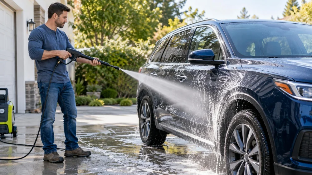 Car Wash Spray Distance: Pressure, Angle, and Surface Care