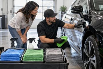 Car Wash Towel Separation: Paint, Glass, and Wheels