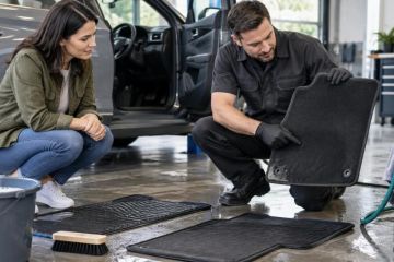 Car Floor Mat Cleaning: Fasteners, Rinsing, and Drying