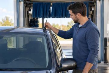 Automatic Car Wash Antenna: Remove, Retract, and Confirm