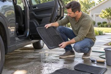 Car Wash Mat Cleaning: Material, Rinse, and Drying