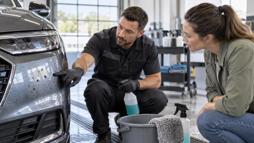Car Wash Bug Residue: Soften, Rinse, and Protect Paint