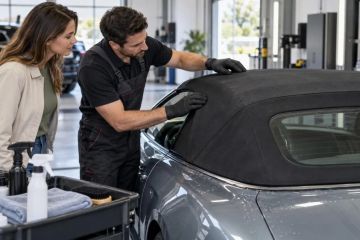 Car Wash Convertible Roof: Material, Seals, and Drying
